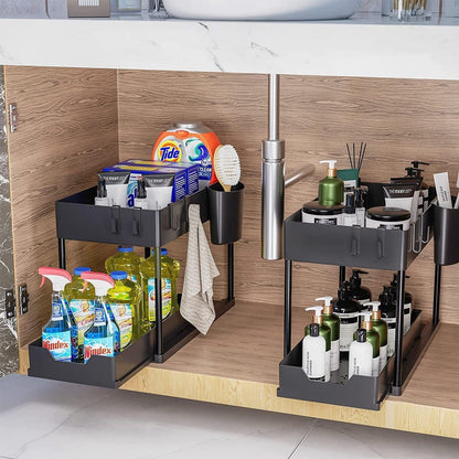 Table Pull-out Storage Rack