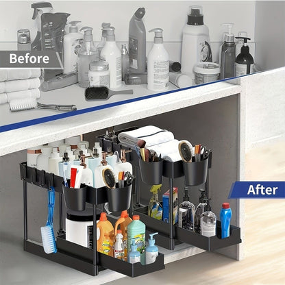 Table Pull-out Storage Rack