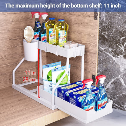 Table Pull-out Storage Rack