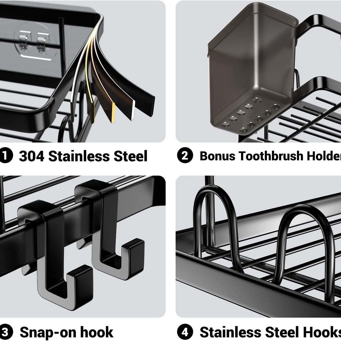Iron Bathroom Rack